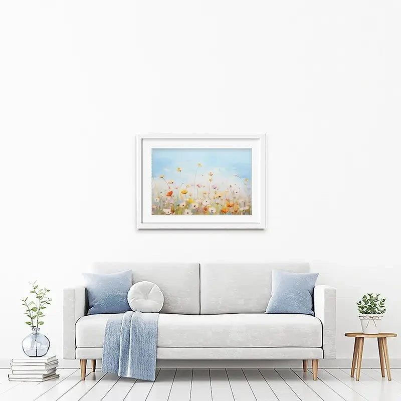 Delicate Wildflowers Framed Art Print Delicate Wildflowers Framed Art Print wall art product Gina Kelly - Independent
