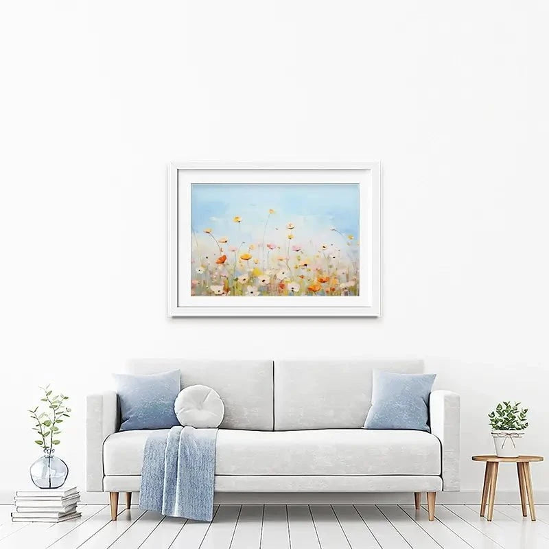 Delicate Wildflowers Framed Art Print Delicate Wildflowers Framed Art Print wall art product Gina Kelly - Independent