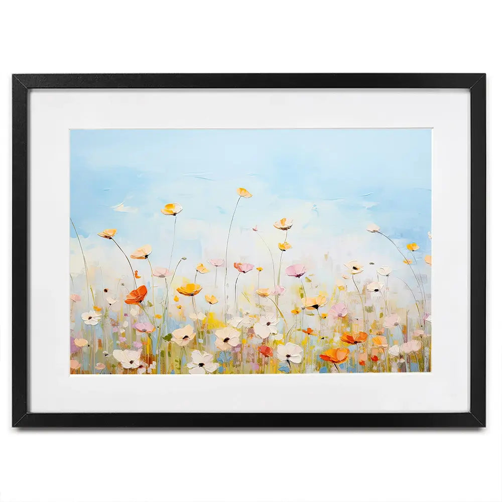 Delicate Wildflowers Framed Art Print Delicate Wildflowers Framed Art Print wall art product Gina Kelly - Independent