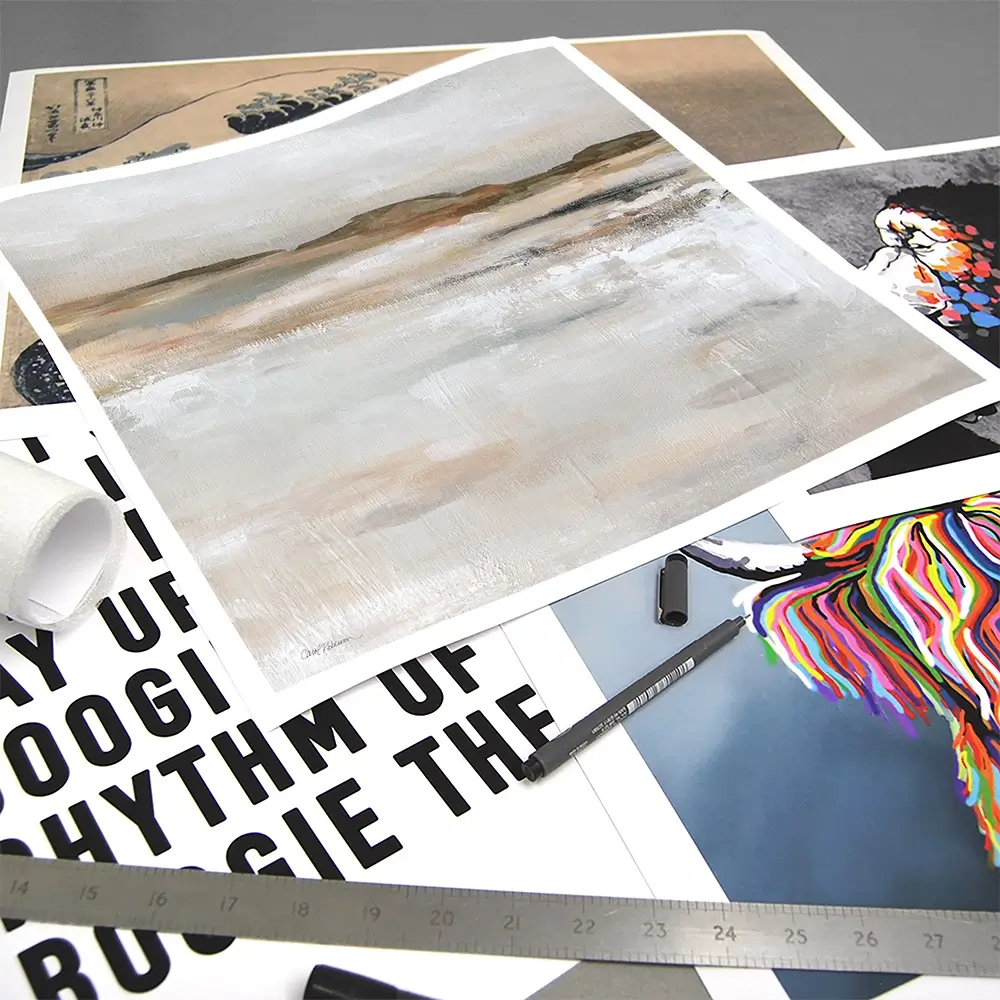 Desert Floor Square Art Print Desert Floor Square Art Print wall art product Carol Robinson