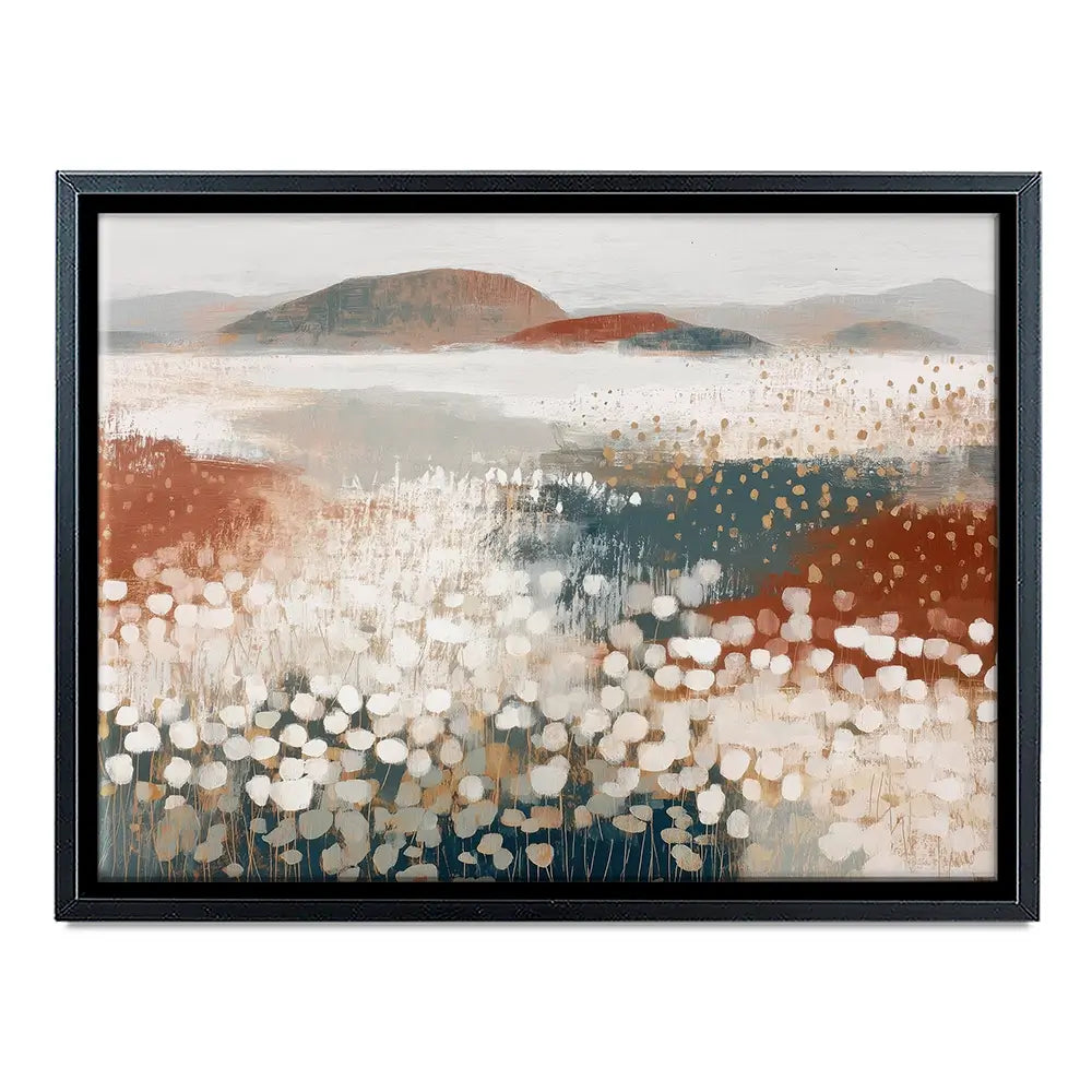 Desert Wildflowers After Rain Canvas Print Desert Wildflowers After Rain Canvas Print wall art product Chromatic Storm Studio