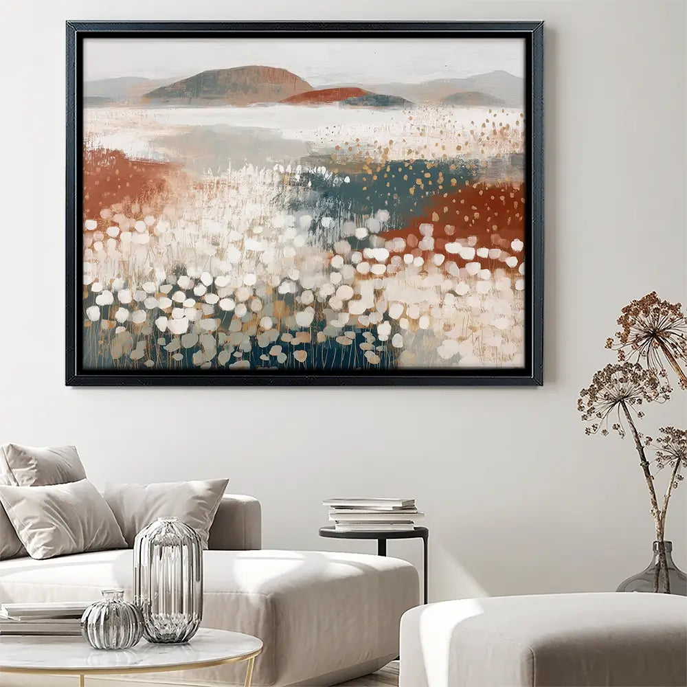 Desert Wildflowers After Rain Canvas Print Desert Wildflowers After Rain Canvas Print wall art product Chromatic Storm Studio
