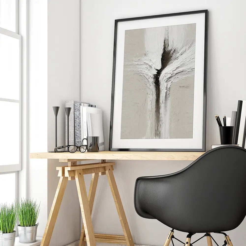 Desolate Framed Art Print Desolate Framed Art Print wall art product LSR Design Studio - Independent