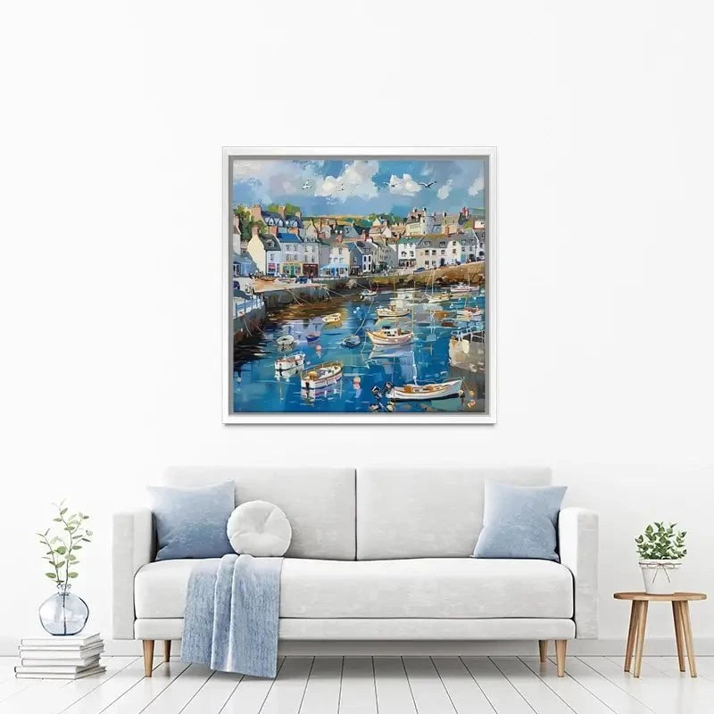 Devon Harbour Canvas Print Devon Harbour Canvas Print wall art product David Alexander Elder