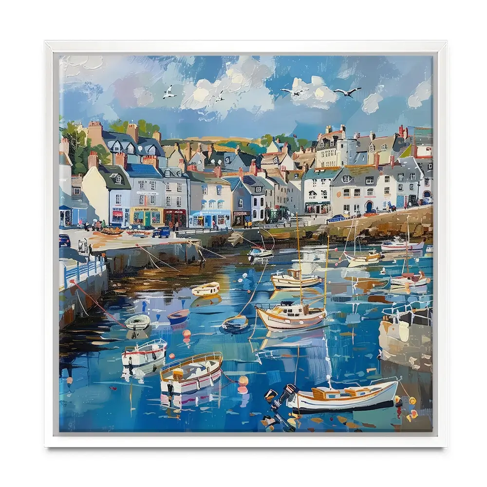 Devon Harbour Canvas Print Devon Harbour Canvas Print wall art product David Alexander Elder