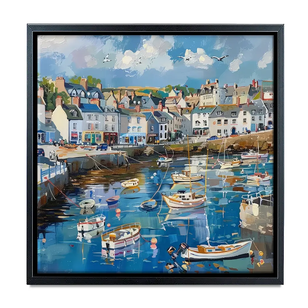 Devon Harbour Canvas Print Devon Harbour Canvas Print wall art product David Alexander Elder