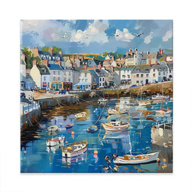 Devon Harbour Canvas Print Devon Harbour Canvas Print wall art product David Alexander Elder