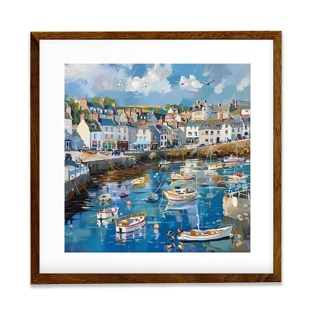 Devon Harbour Framed Art Print Devon Harbour Framed Art Print wall art product David Alexander Elder