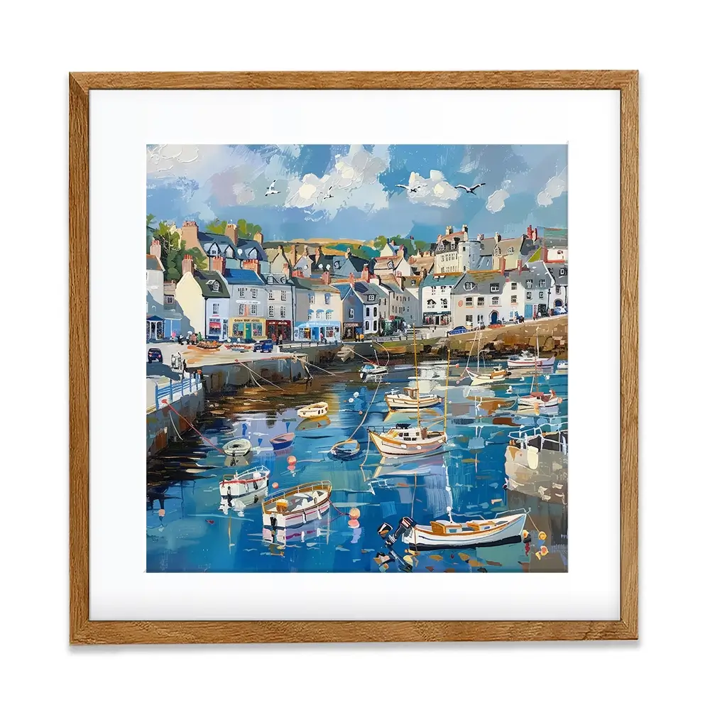 Devon Harbour Framed Art Print Devon Harbour Framed Art Print wall art product David Alexander Elder