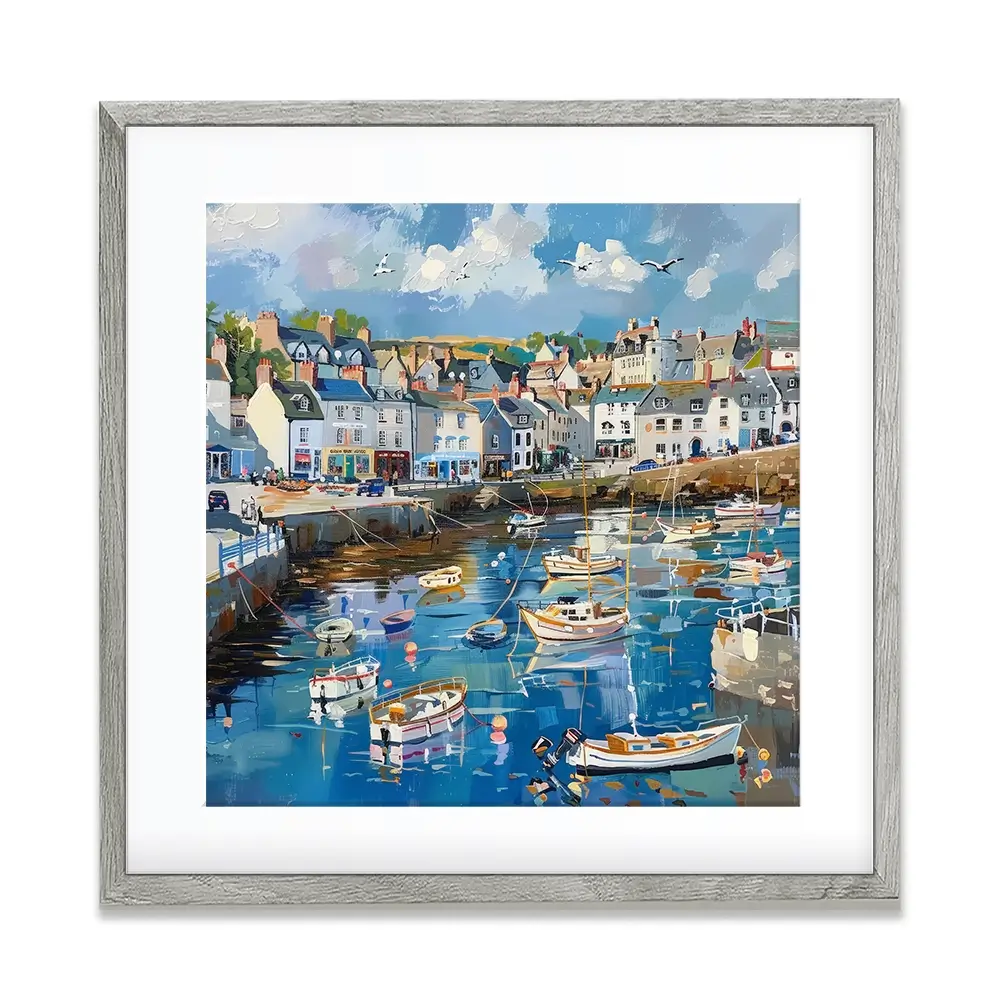 Devon Harbour Framed Art Print Devon Harbour Framed Art Print wall art product David Alexander Elder