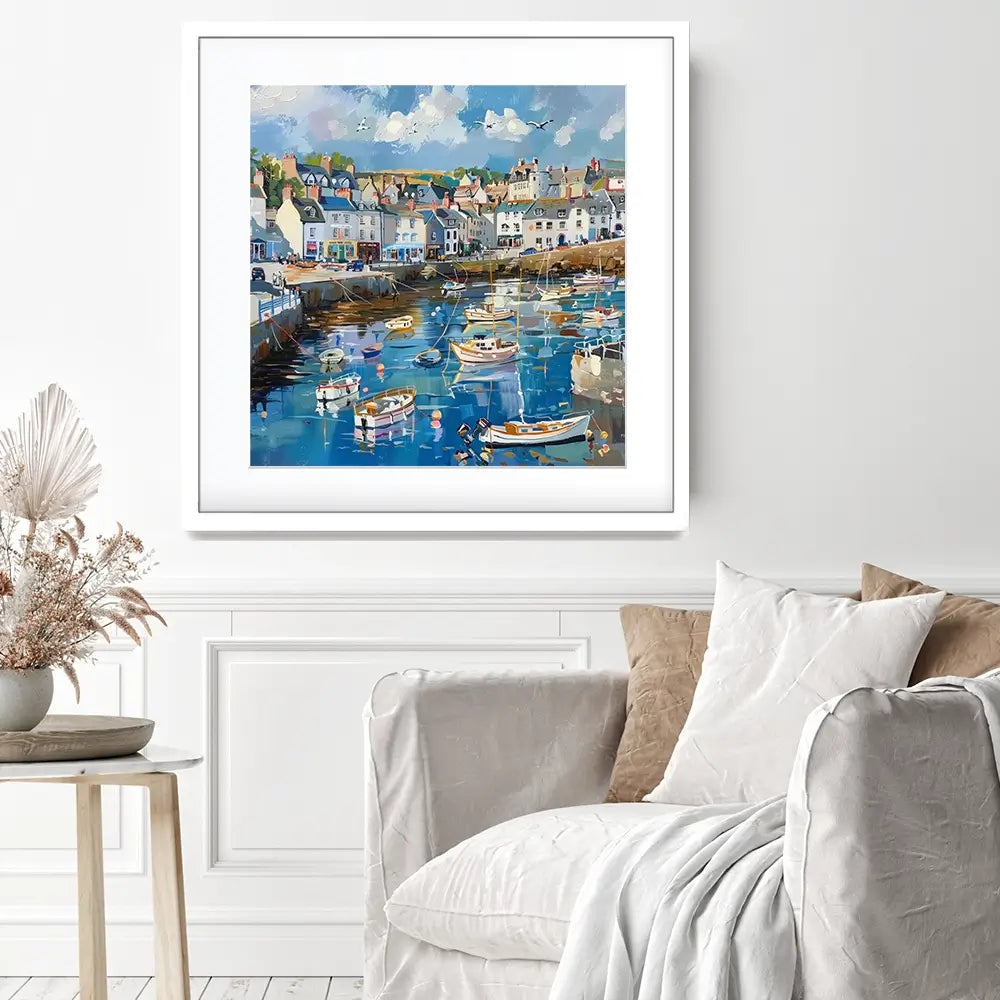 Devon Harbour Framed Art Print Devon Harbour Framed Art Print wall art product David Alexander Elder