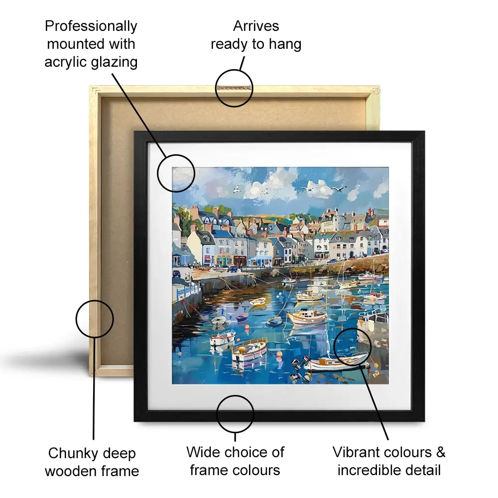 Devon Harbour Framed Art Print Devon Harbour Framed Art Print wall art product David Alexander Elder