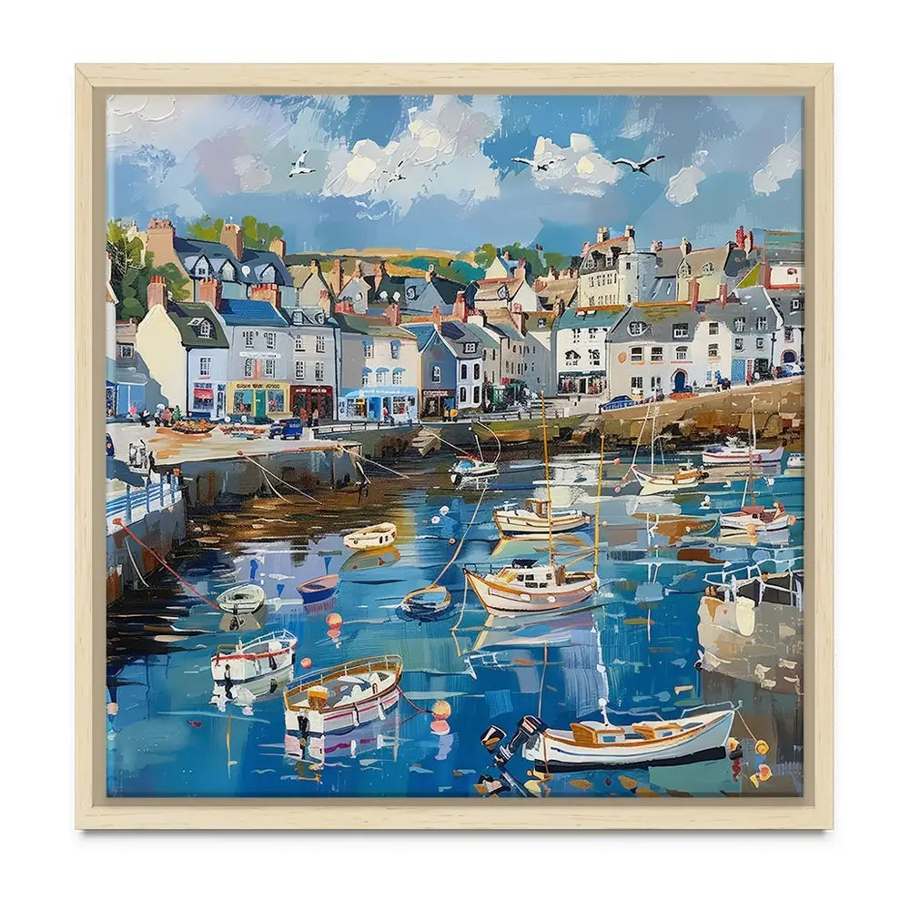 Devon Harbour Oversized Canvas Print Devon Harbour Oversized Canvas Print wall art product Art Print Shop