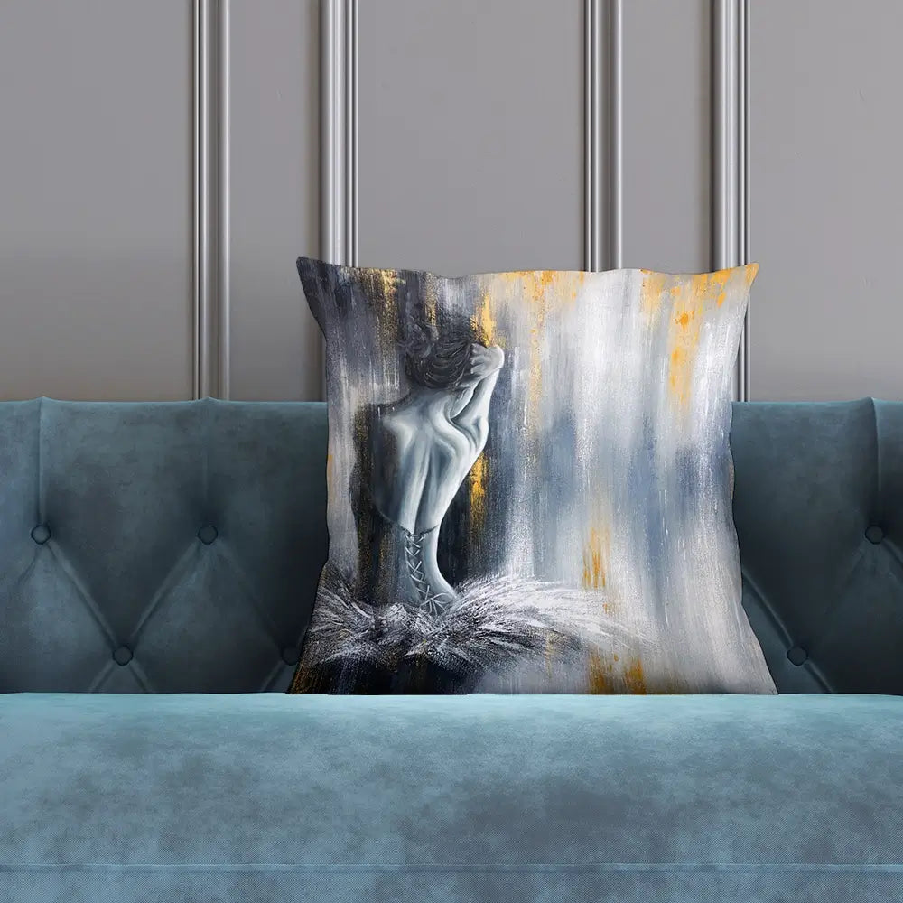 Devotion Cushion Devotion Cushion wall art product Isabella Karolewicz