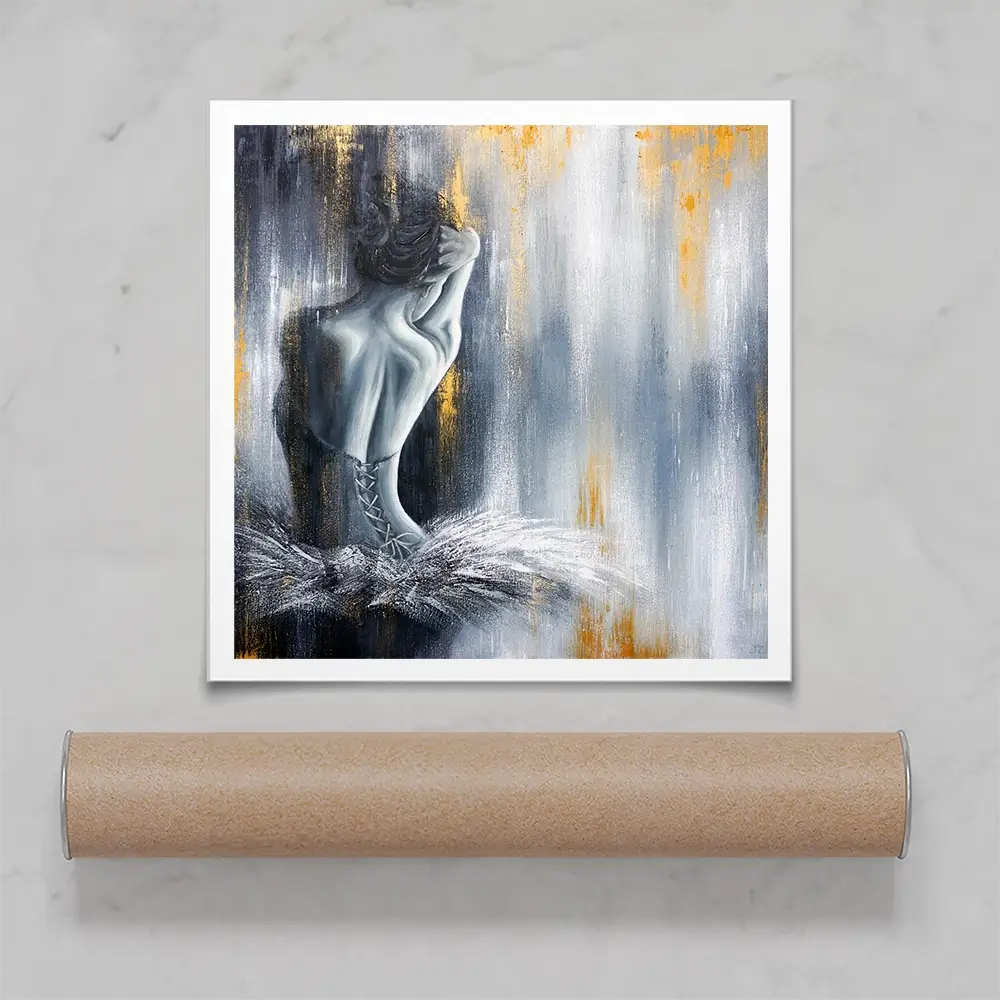 Devotion Square Art Print Devotion Square Art Print wall art product Isabella Karolewicz