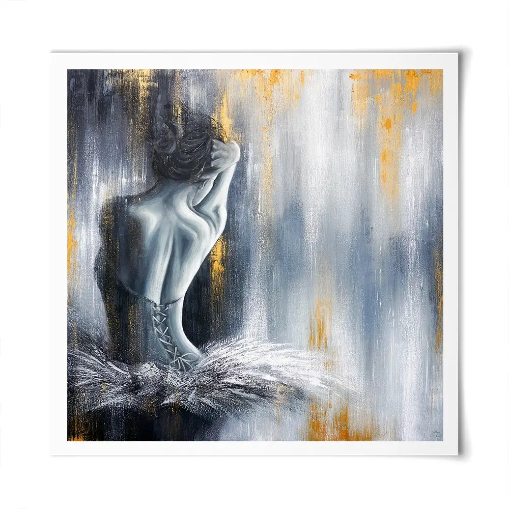 Devotion Square Art Print Devotion Square Art Print wall art product Isabella Karolewicz