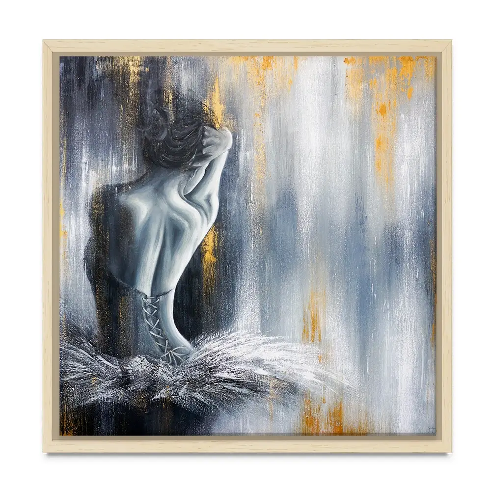 Devotion Square Canvas Print Devotion Square Canvas Print wall art product Isabella Karolewicz