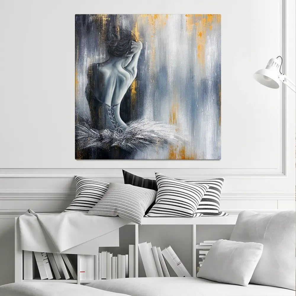 Devotion Square Canvas Print Devotion Square Canvas Print wall art product Isabella Karolewicz