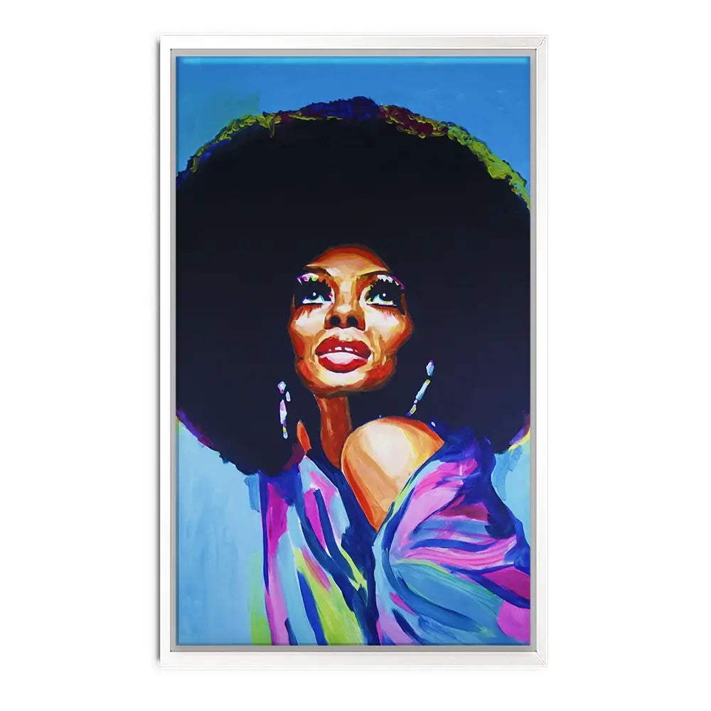 Diana Ross The Boss Canvas Print Diana Ross The Boss Canvas Print wall art product Juliet Stockton