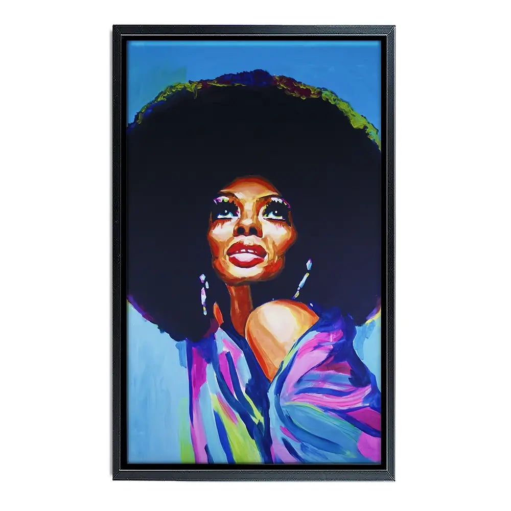 Diana Ross The Boss Canvas Print Diana Ross The Boss Canvas Print wall art product Juliet Stockton