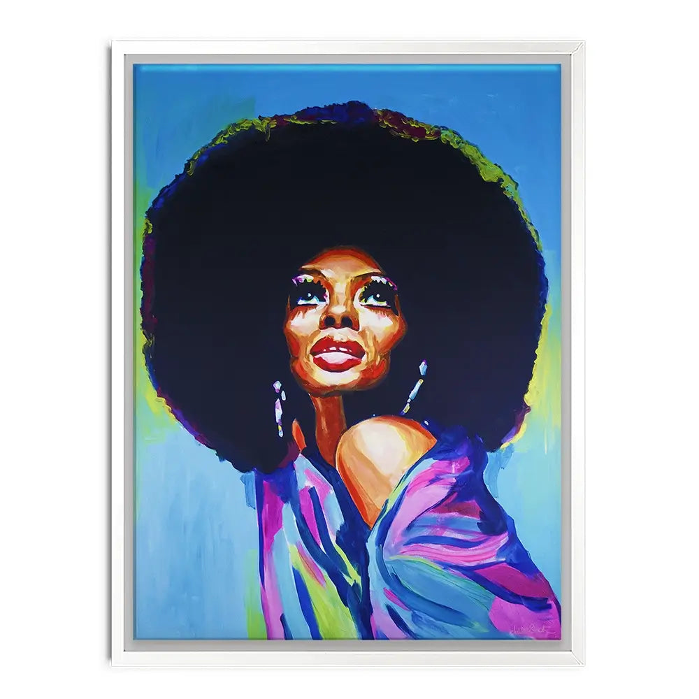 Diana Ross The Boss Canvas Print Diana Ross The Boss Canvas Print wall art product Juliet Stockton