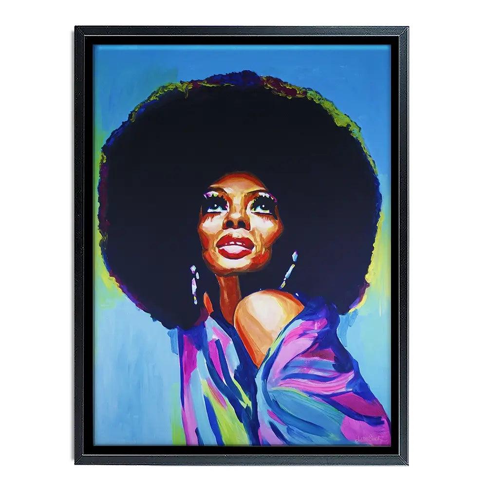 Diana Ross The Boss Canvas Print Diana Ross The Boss Canvas Print wall art product Juliet Stockton