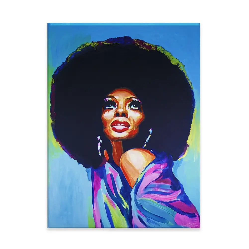 Diana Ross The Boss Canvas Print Diana Ross The Boss Canvas Print wall art product Juliet Stockton