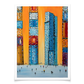 Didn't It Rain Art Print wall art product Ekaterina Ermilkina / Independent