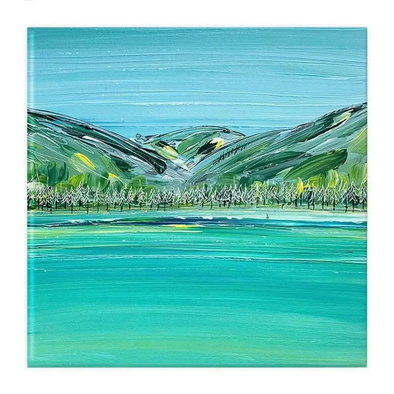 Distant Hills Canvas Print Distant Hills Canvas Print wall art product Charlotte Anna Reed