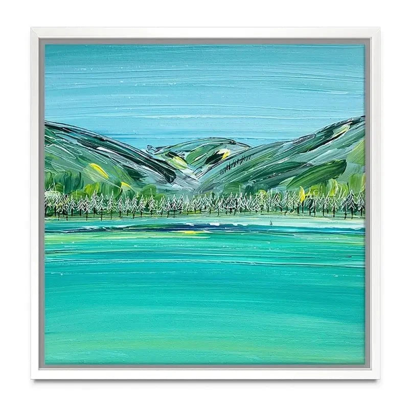 Distant Hills Canvas Print Distant Hills Canvas Print wall art product Charlotte Anna Reed