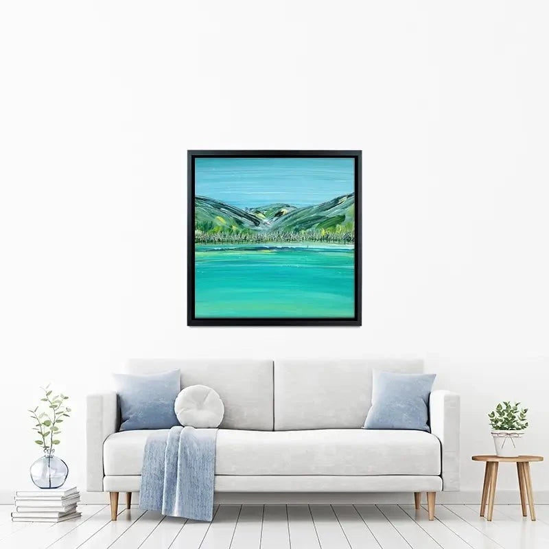 Distant Hills Canvas Print Distant Hills Canvas Print wall art product Charlotte Anna Reed