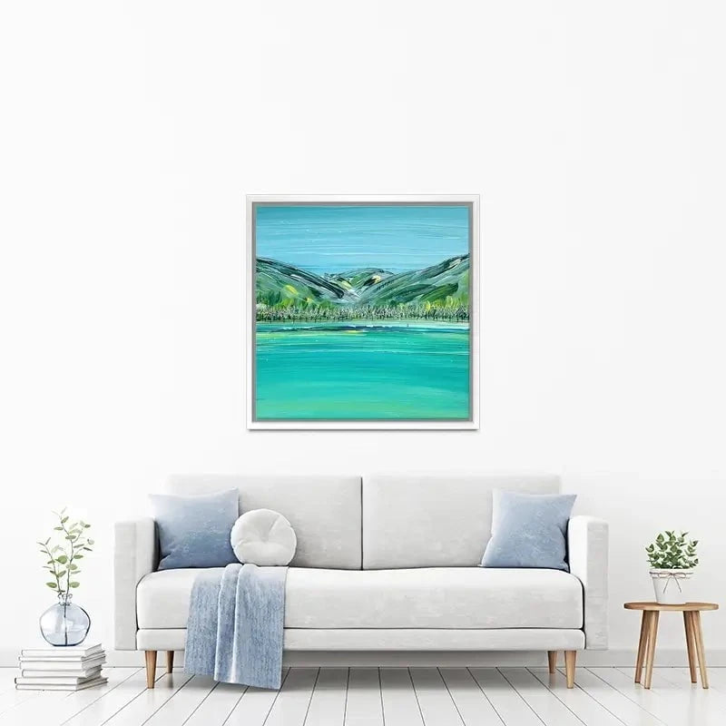 Distant Hills Canvas Print Distant Hills Canvas Print wall art product Charlotte Anna Reed