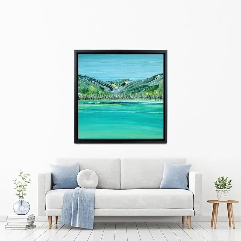 Distant Hills Canvas Print Distant Hills Canvas Print wall art product Charlotte Anna Reed