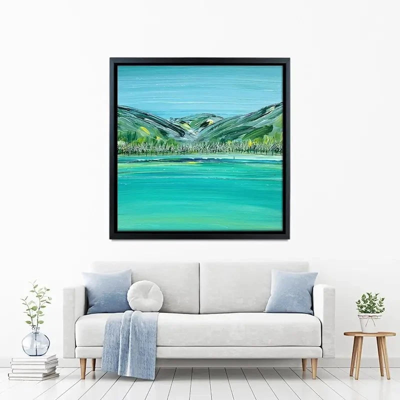 Distant Hills Canvas Print Distant Hills Canvas Print wall art product Charlotte Anna Reed