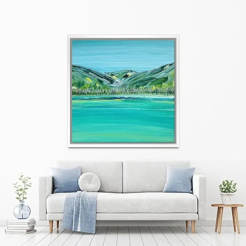 Distant Hills Canvas Print Distant Hills Canvas Print wall art product Charlotte Anna Reed