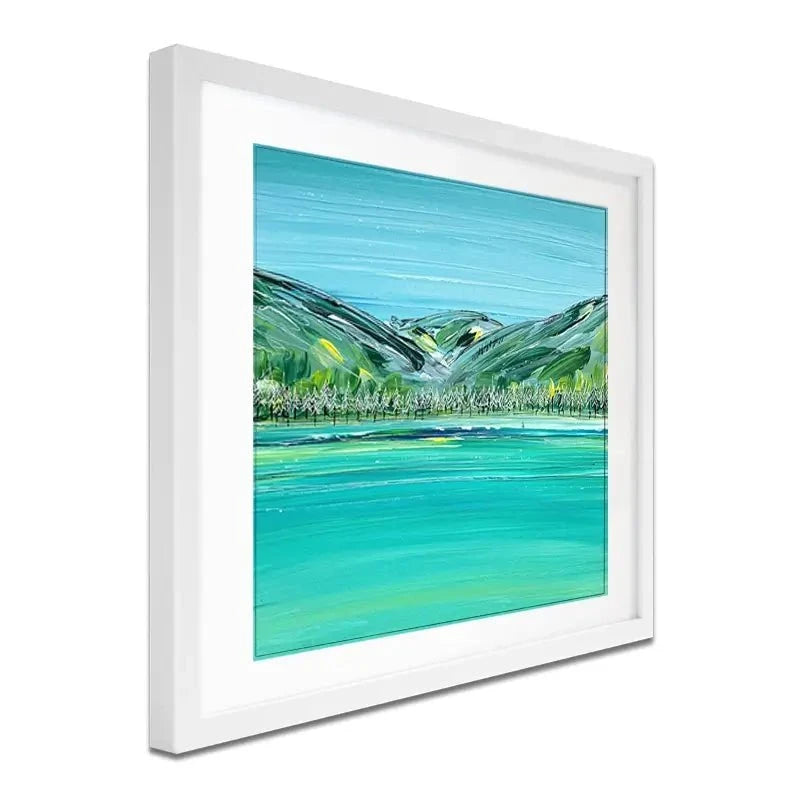 Distant Hills Framed Art Print Distant Hills Framed Art Print wall art product Charlotte Anna Reed