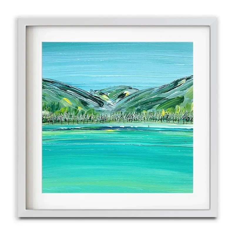 Distant Hills Framed Art Print Distant Hills Framed Art Print wall art product Charlotte Anna Reed