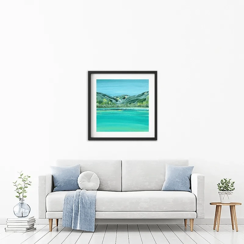 Distant Hills Framed Art Print Distant Hills Framed Art Print wall art product Charlotte Anna Reed