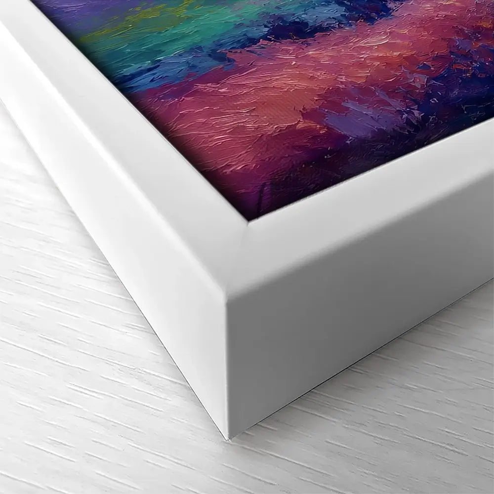 Distant Lake Square Canvas Print Distant Lake Square Canvas Print wall art product David Alexander Elder