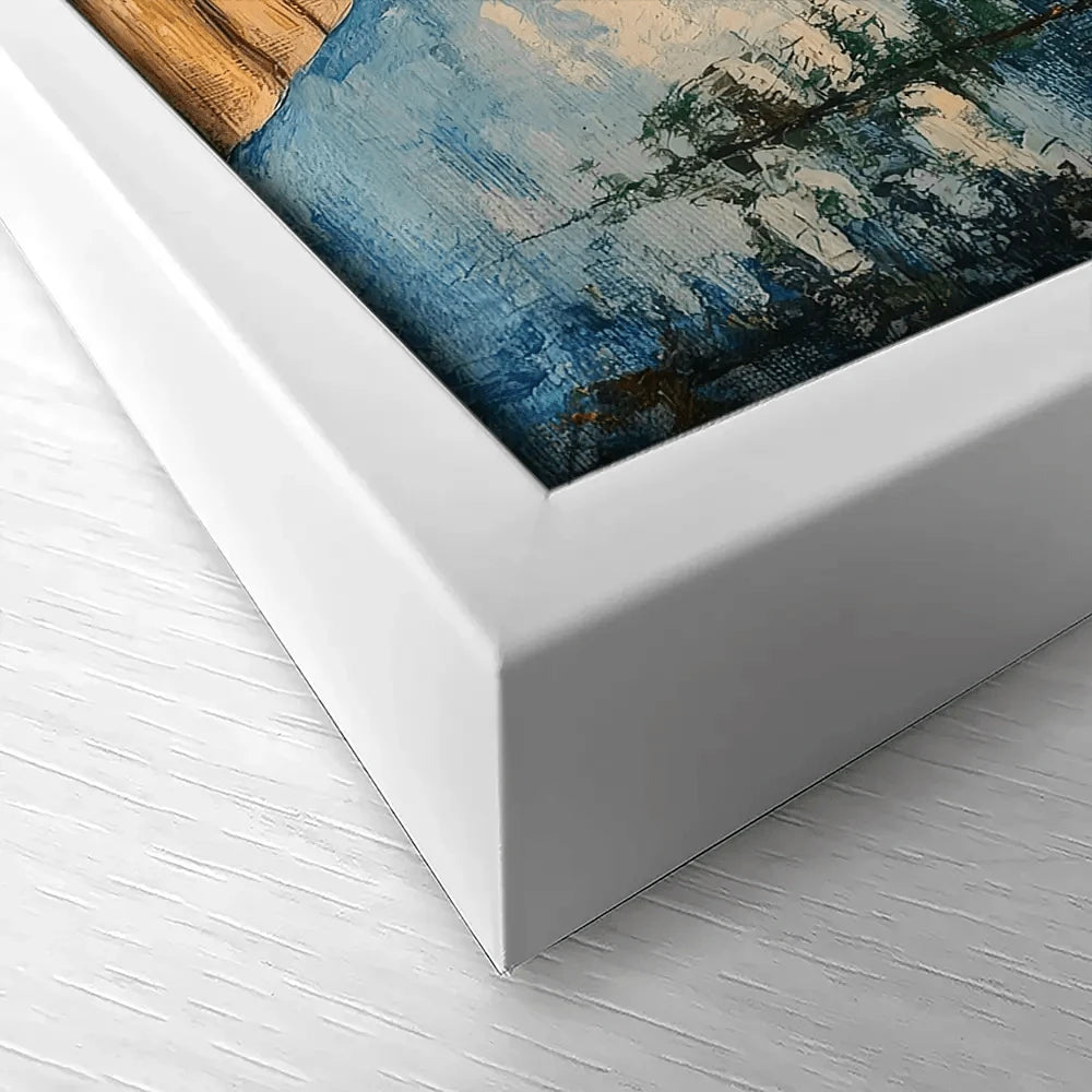 Dock In The Mountains Canvas Print Dock In The Mountains Canvas Print wall art product Petals Prints Design - Independent