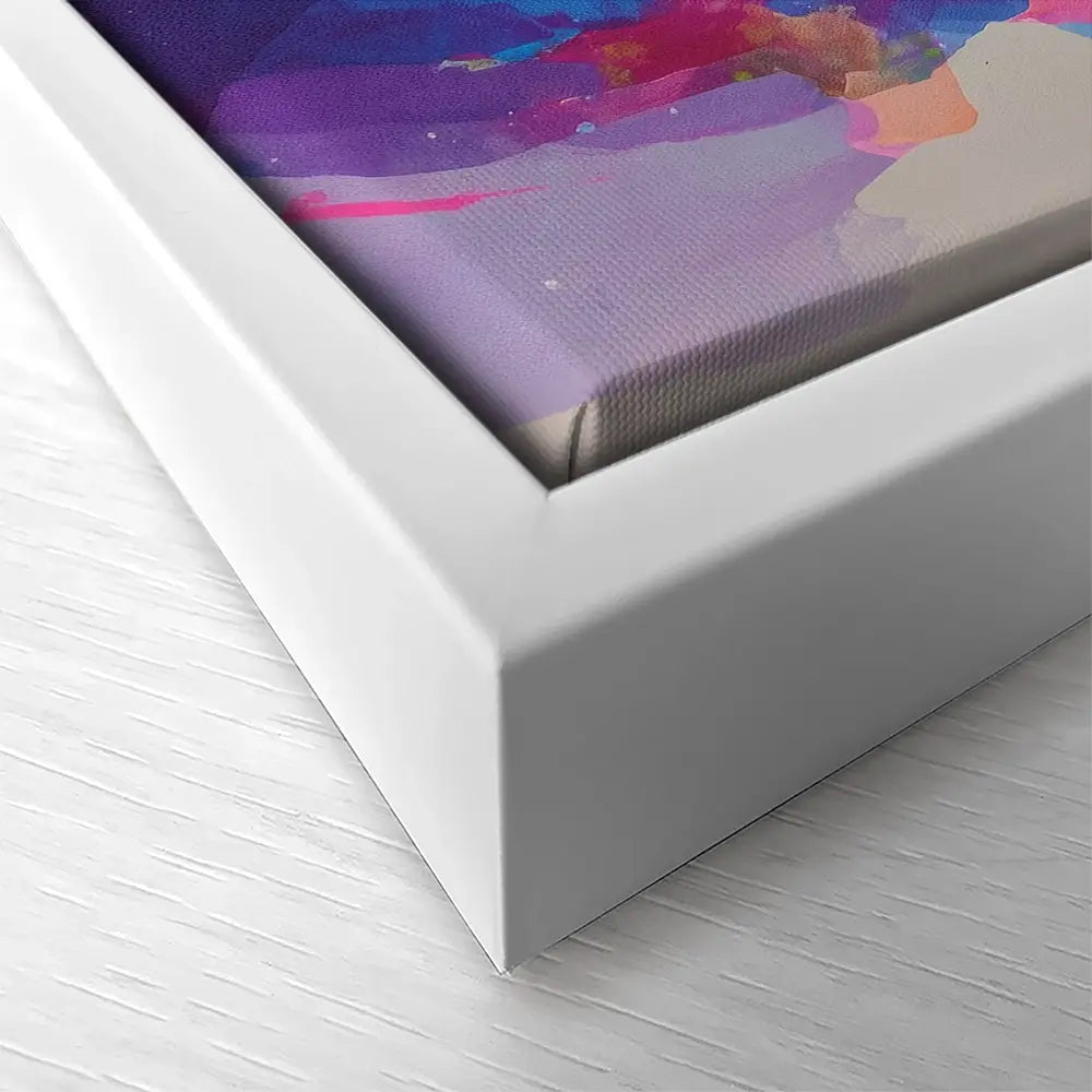Dog In Full Stride Square Canvas Print Dog In Full Stride Square Canvas Print wall art product Chromatic Storm Studio
