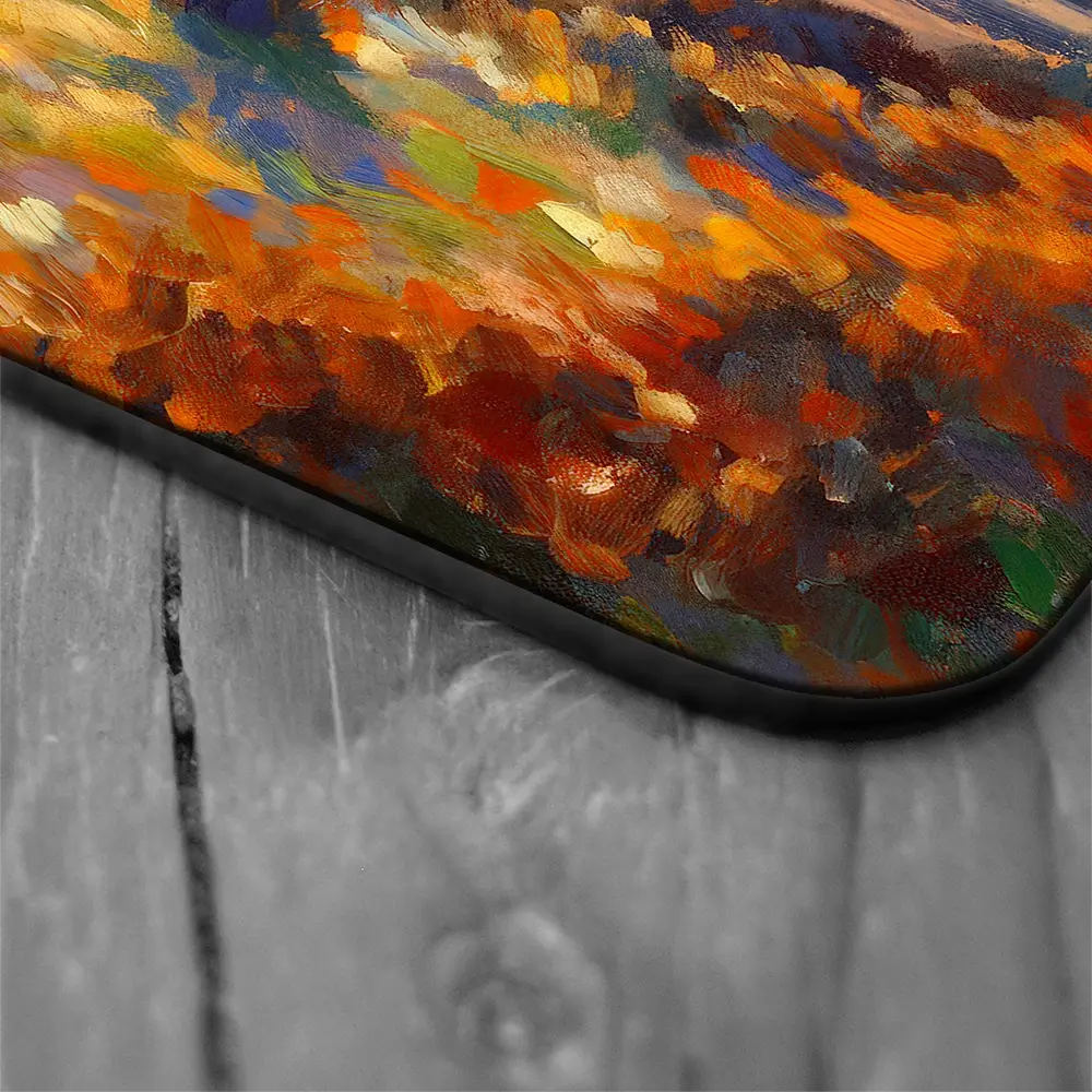 Dog Walker Coaster Set Rainbow Soul Tree Coaster Set | Rainbow Soul Tree Art Coasters wall art product David Alexander Elder