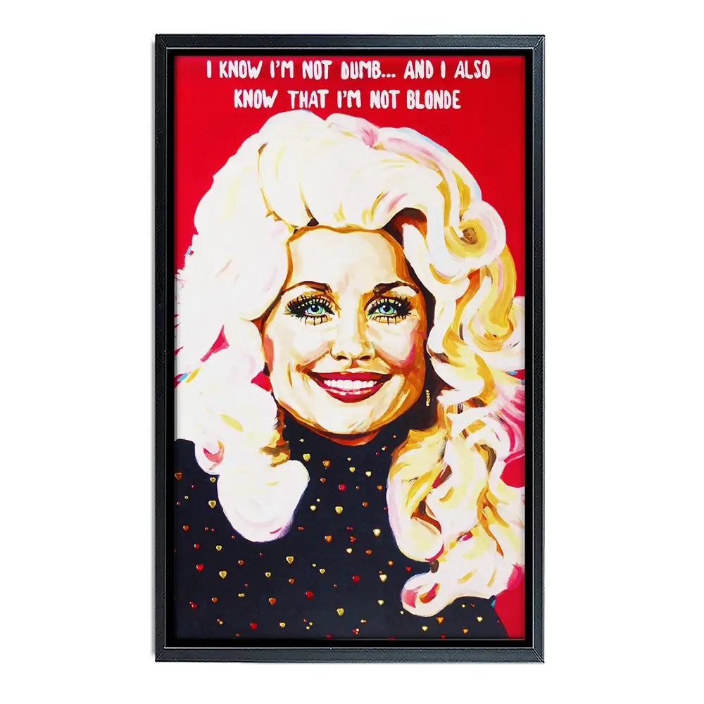 Dolly Parton Queen Of Country Canvas Print Dolly Parton Queen Of Country Canvas Print wall art product Juliet Stockton