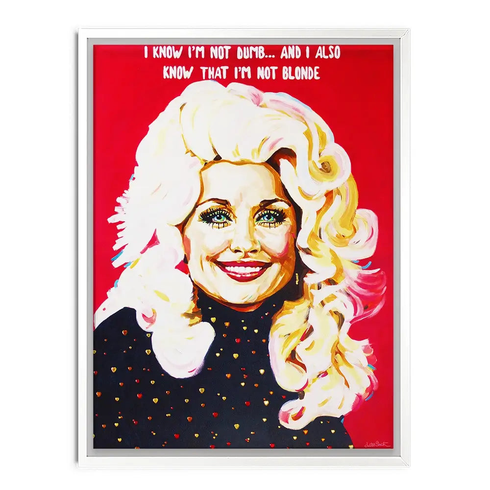 Dolly Parton Queen Of Country Canvas Print Dolly Parton Queen Of Country Canvas Print wall art product Juliet Stockton