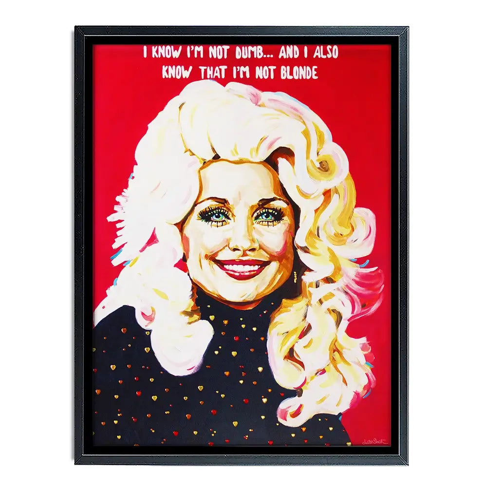 Dolly Parton Queen Of Country Canvas Print Dolly Parton Queen Of Country Canvas Print wall art product Juliet Stockton
