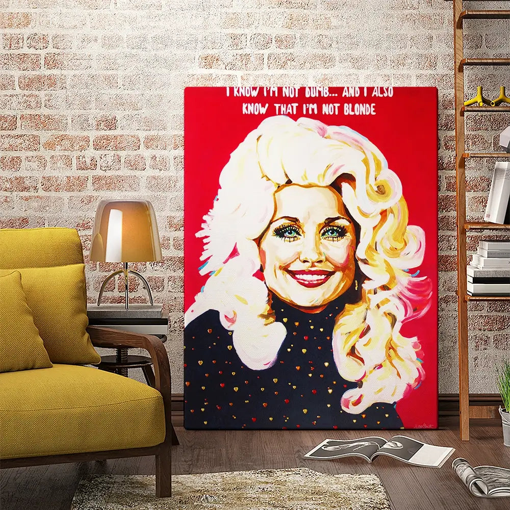 Dolly Parton Queen Of Country Canvas Print Dolly Parton Queen Of Country Canvas Print wall art product Juliet Stockton