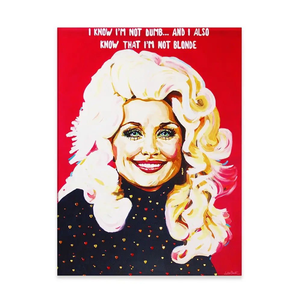 Dolly Parton Queen Of Country Canvas Print Dolly Parton Queen Of Country Canvas Print wall art product Juliet Stockton