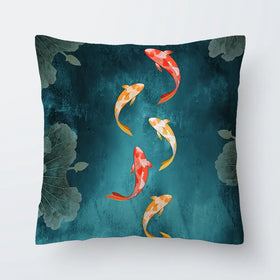 Don't Be Koi Cushion Don't Be Koi Cushion wall art product Abubkr Mohamed / Shutterstock