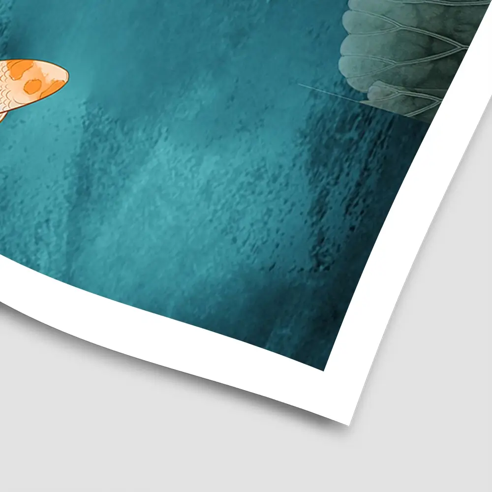 Don't Be Koi Square Art Print Don't Be Koi Square Art Print wall art product Abubkr Mohamed / Shutterstock