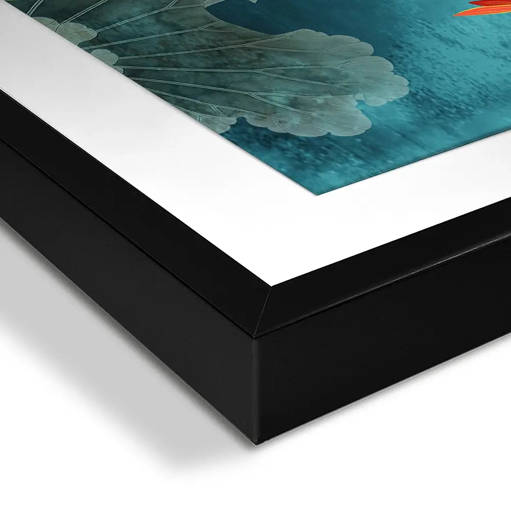 Don't Be Koi Square Framed Art Print Don't Be Koi Square Framed Art Print wall art product Abubkr Mohamed / Shutterstock